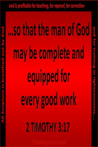 2 Timothy 3:17 That The Man Of God May Be Fully Equipped (red)